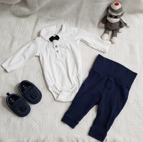 infant bow tie outfit